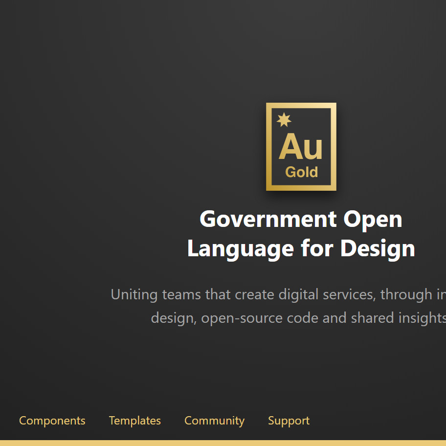 design system homepage